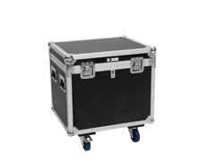 ROADINGER Flightcase 4x Pixel Matrix Panel 5x5 RGB/WW with wheels
