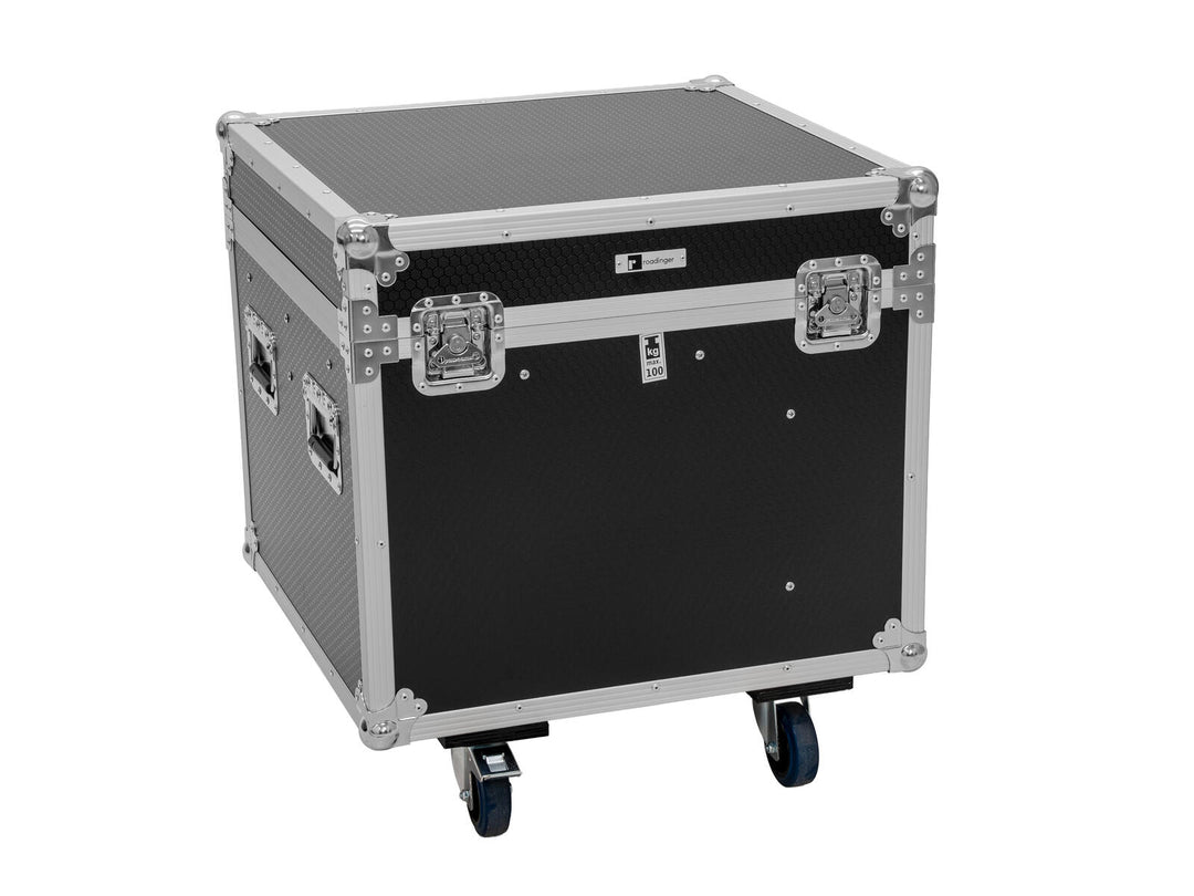 ROADINGER Flightcase PRO 2x IP TMH-W285 with wheels
