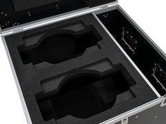 ROADINGER Flightcase PRO 2x IP TMH-W285 with wheels