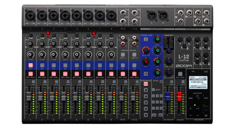 Zoom LiveTrak L-12 digital mixer og optager