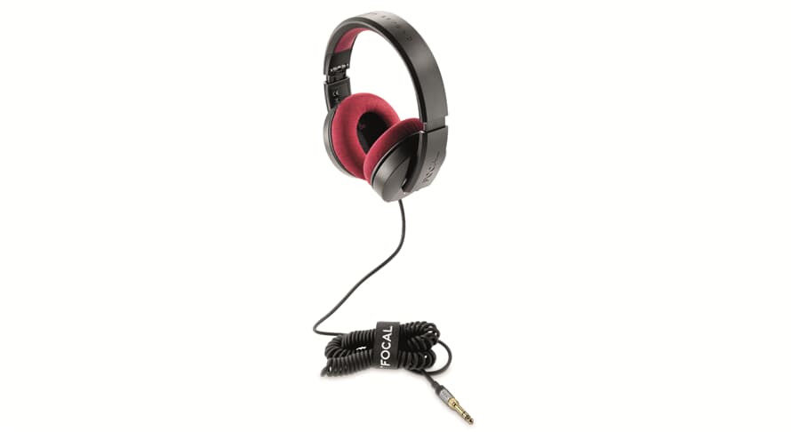 Focal Listen Professional DJ-Høretelefoner (Sort/Rød)