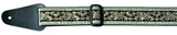Fire & Stone Folk Jacquard guitarrem, lyst med sort og guld