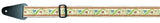 Fire & Stone Folk Jacquard guitarrem, lyst med blomster