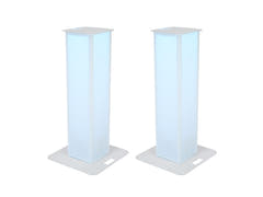 EUROLITE 2x Stage Stand 150cm incl. Cover and Bag, white