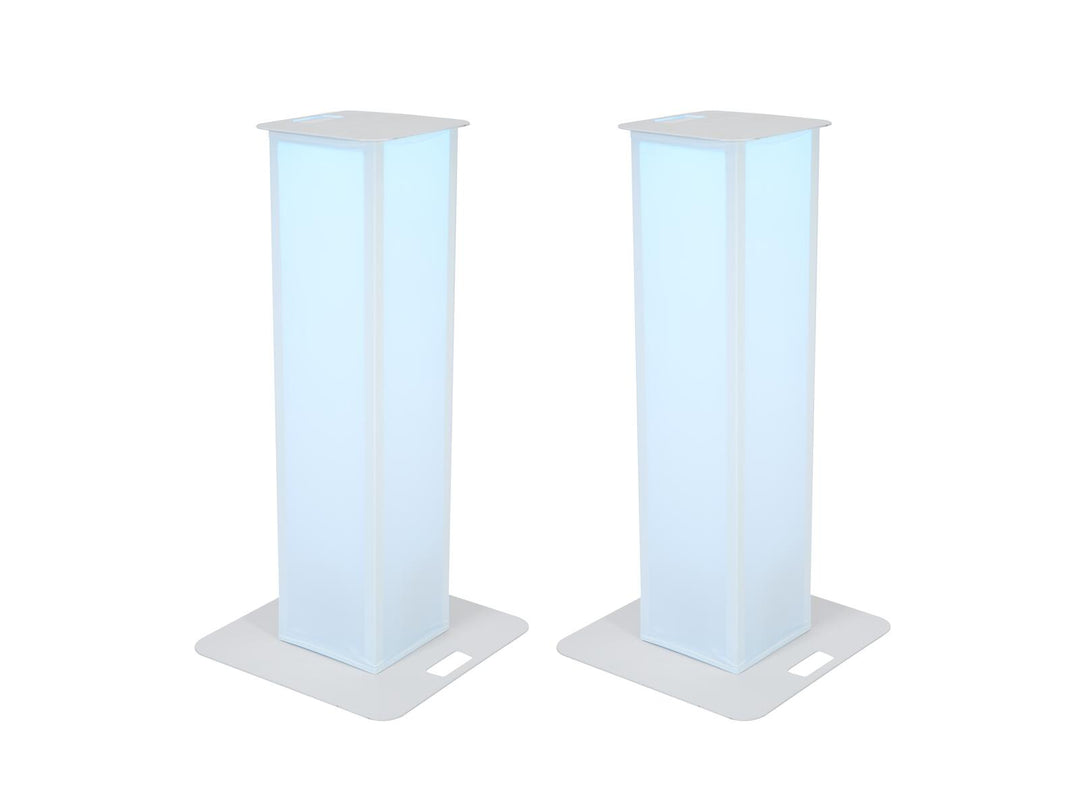 EUROLITE 2x Stage Stand 150cm incl. Cover and Bag, white