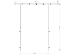 OMNITRONIC Extension Frame for DJ Stand