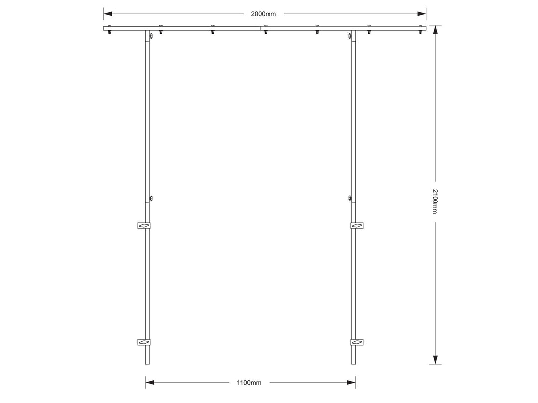 OMNITRONIC Extension Frame for DJ Stand