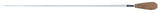 Pick Boy dirigentstok i hvid carbon, 38 cm, model E, korkgreb