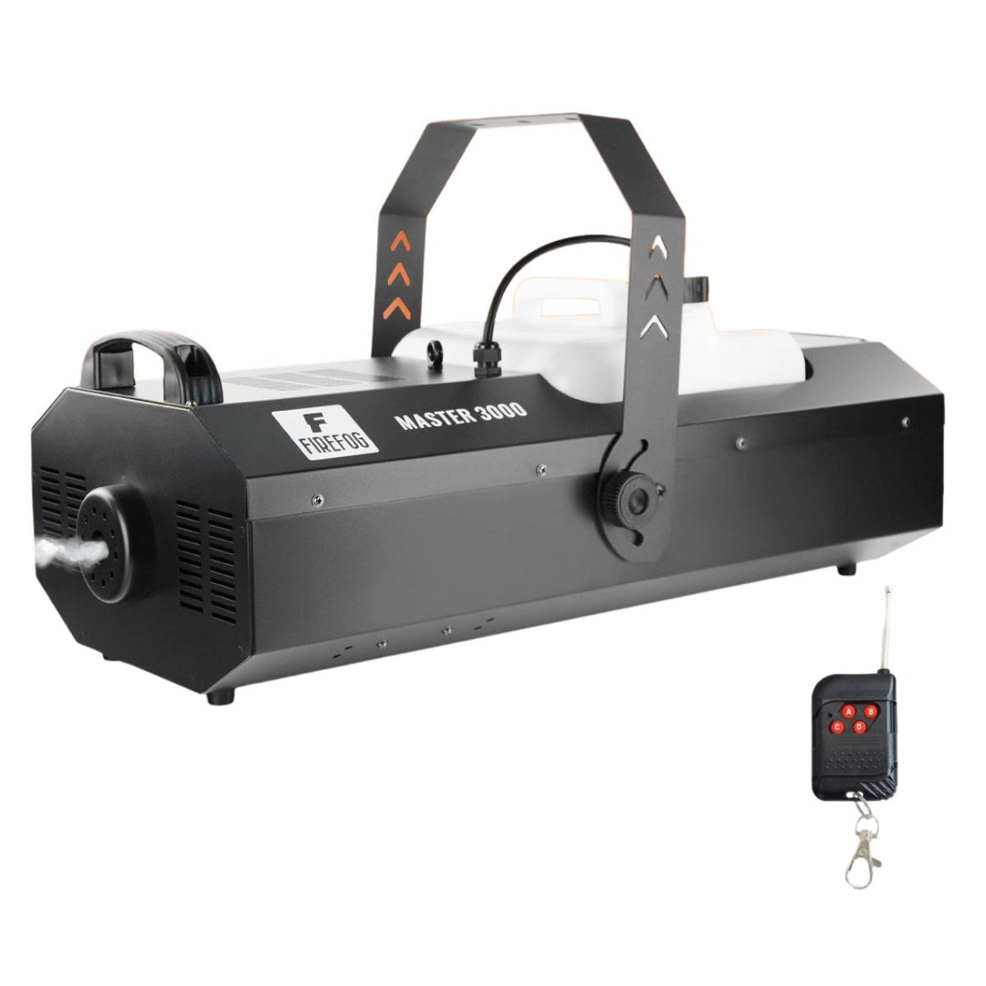 Firefog Master 3000 røgmaskine 3000 W med DMX og fjernbetjening