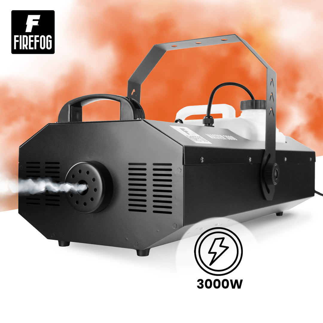 Firefog Master 3000 røgmaskine 3000 W med DMX og fjernbetjening