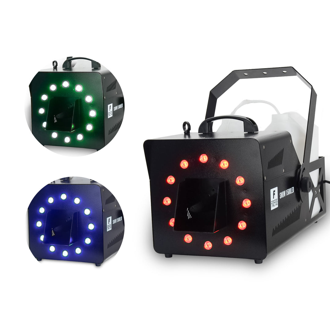 Firefog Snow 1500LED snemaskine 1500 W med RGB LED og DMX