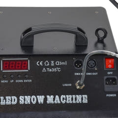 Firefog Snow 1500LED snemaskine 1500 W med RGB LED og DMX