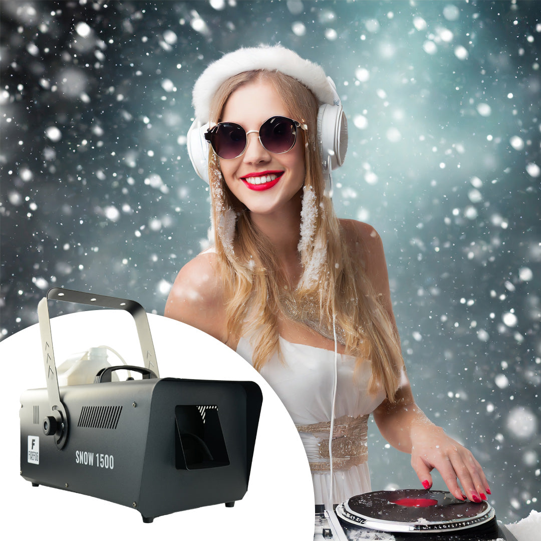Firefog Snow1500 DMX snemaskine 1500 W med fjernbetjening