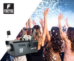 Firefog Snow1500 DMX snemaskine 1500 W med fjernbetjening
