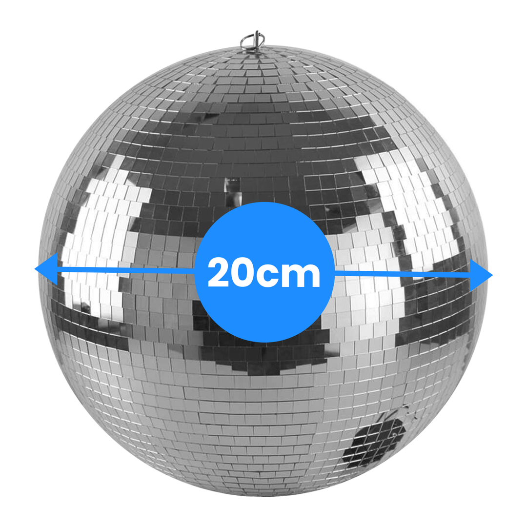 Spejlkugle 20 cm med motor