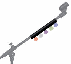 Fire & Stone plekterholder til mikrofonstativ, 18 cm, sort