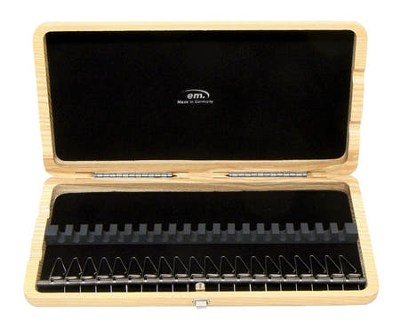 GEWA Reed case Oboe 20 tubes - Black lacquered finish