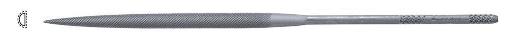 F.Dick præcisionsfil, halvrund, 140 mm, hugning 1