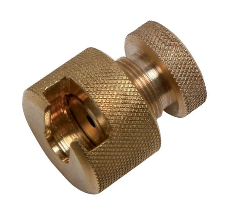 GEWA End button remover Yellow brass