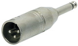 GEWA adapter XLR-han til 6,3 mm mono-jack