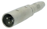 GEWA adapter 6,3 mm stereo-jack-hun til XLR-han