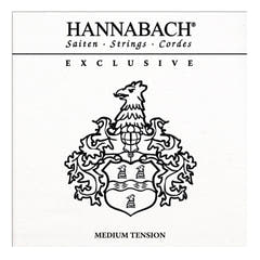 Hannabach Strings for classic guitar Exclusive Serie Medium Tension - Exclusiv Medium Tension Set (EXCLMT)