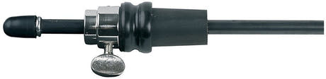 Ulsa Standard pigstok til cello, sortbrunet, 62 cm, konus 26,5 mm