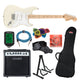 Fender Squier Affinity Stratocaster El-guitar Starterpakke (Olympic White)