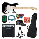 Fender Squier Affinity Stratocaster Startpakke (Sort)