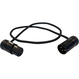 AMP XLR-Angled Patch Cable