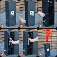 Firefog FLAME100 flammemaskine med DMX