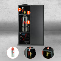 Firefog FLAME100 flammemaskine med DMX