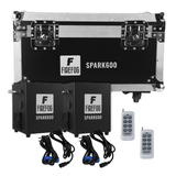 Firefog SPARK600 - sæt med 2 + flightcase