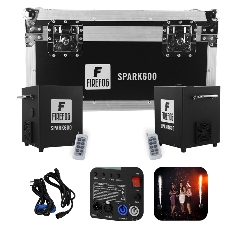 Firefog SPARK600 - sæt med 2 + flightcase