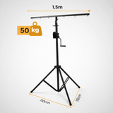 Hardman LS2 wind-up lysstativ, 1,6 til 2,8 m, 50 kg