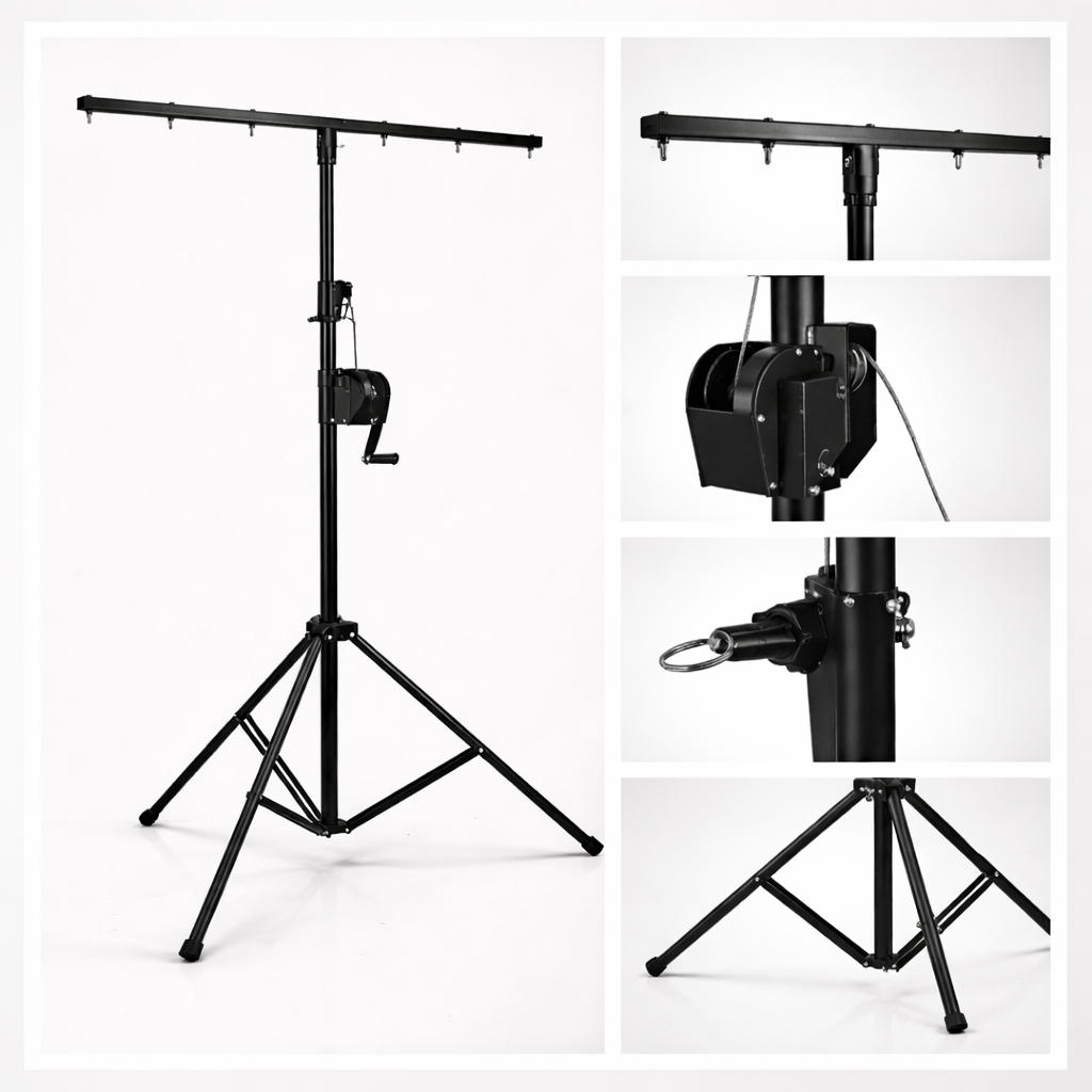 Hardman LS2 wind-up lysstativ, 1,6 til 2,8 m, 50 kg
