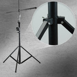 Hardman LS4 wind-up lysstativ med dobbelt tværstang, 1,7 til 4,3 m