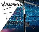 Hardman LS4 wind-up lysstativ med dobbelt tværstang, 1,7 til 4,3 m