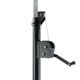 Hardman LS4 wind-up lysstativ med dobbelt tværstang, 1,7 til 4,3 m