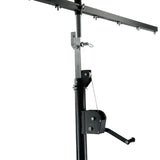 Hardman LS4 wind-up lysstativ med dobbelt tværstang, 1,7 til 4,3 m