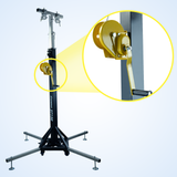 Hardman ST150 scenetårn med spil, 1,75 til 4,3 m, 150 kg