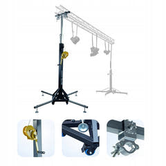 Hardman ST150 scenetårn med spil, 1,75 til 4,3 m, 150 kg
