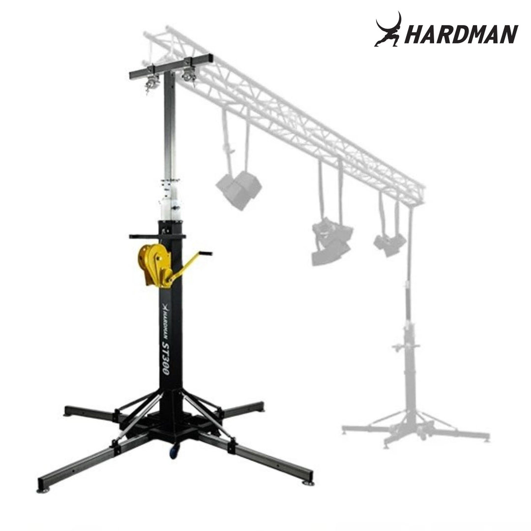Hardman ST300 scenetårn med spil, 2 til 5,5 m, 300 kg
