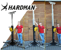 Hardman ST300 scenetårn med spil, 2 til 5,5 m, 300 kg