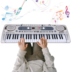 SUPRIMO 824 USB Keyboard med mikrofon, MP3-afspiller og nodestativ