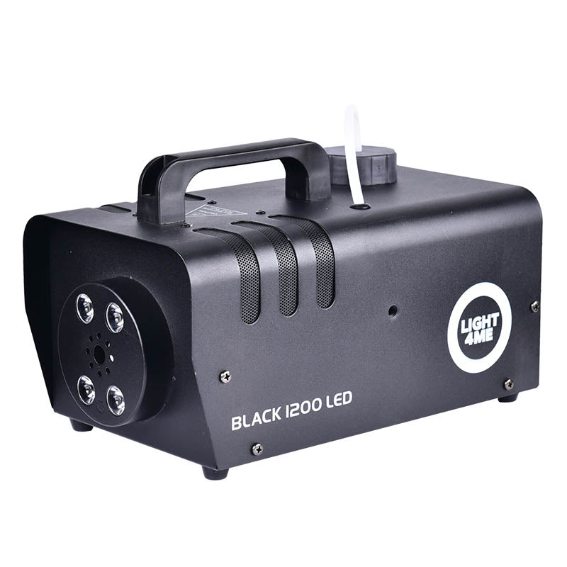 Light4Me BLACK 1200 LED Røgmaskine Bundle