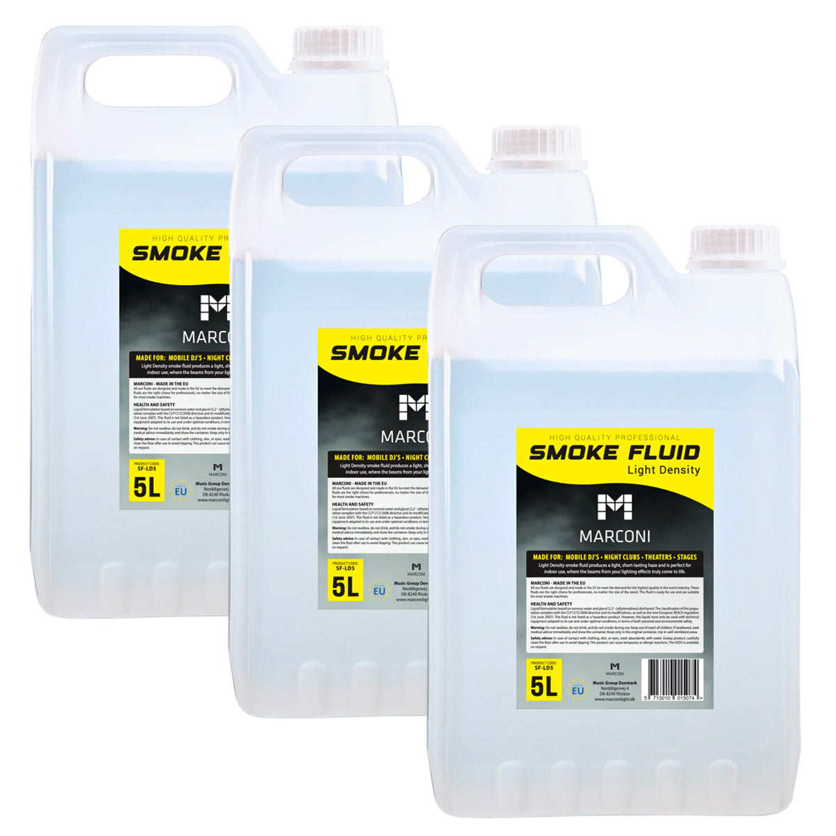 3 x 5L Røgvæske (Light)