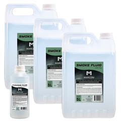 3 x 5L Røgvæske (Low Fog) + 250ml Rensevæske
