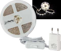 Party LED Strip (Hvid, 3m)
