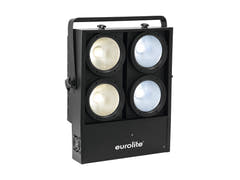 EUROLITE Set 2x Audience Blinder 4x100W LED COB CW/WW + Case